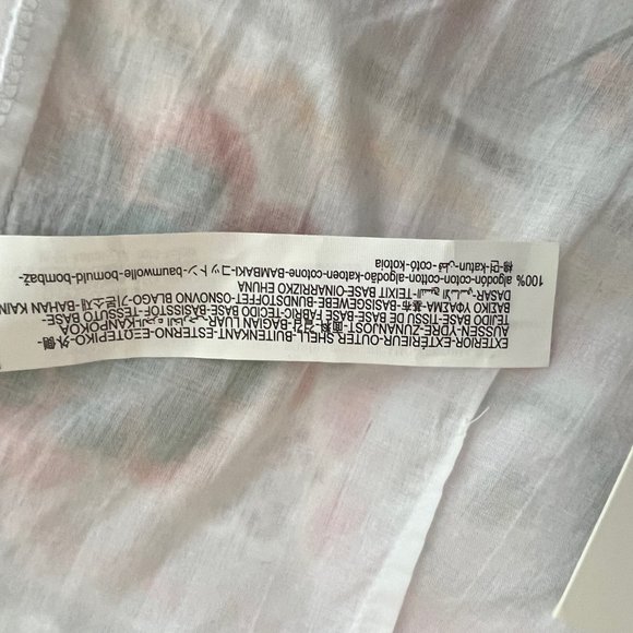 ZARA Embroidered Cotton Floral Tiered Mini Skirt, Skort, Size S - Picture 14 of 16